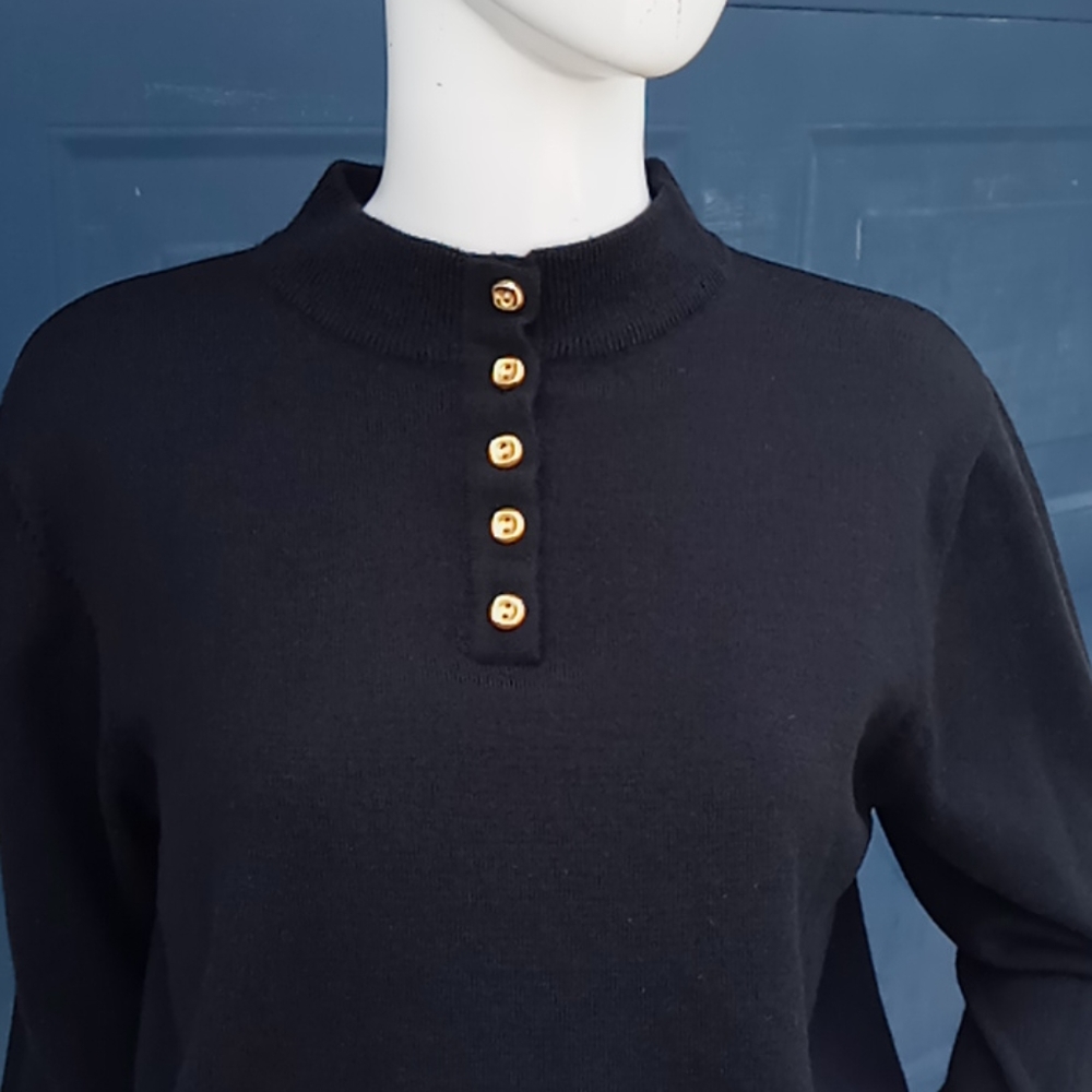 Mark, Fore & Strike Ladies Wool Blend 5 Button Top